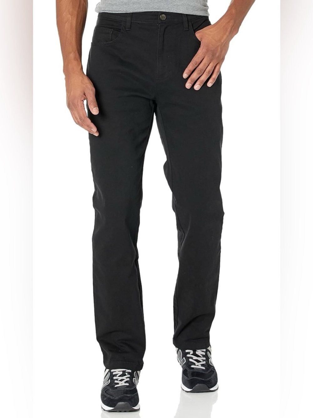 Amazon Essentials Men's Athletic Fit Chinos, Work Pants, 5-Pocket Cotton Stretch